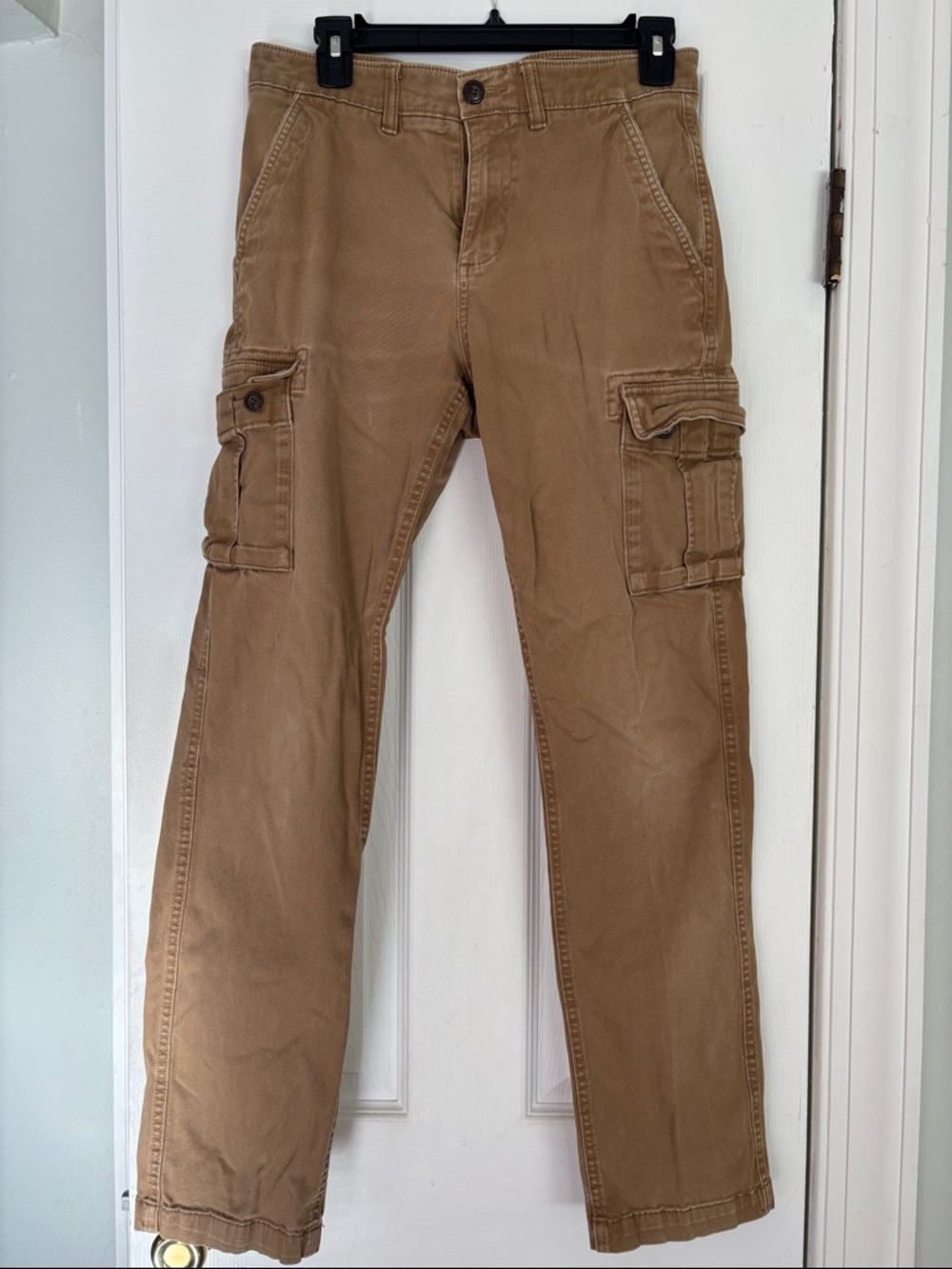 Men's Brown Cargo Pants - Durable Casual Workwear